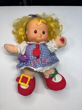 vintage Fisher-Price Little People Sarah Lynn talking plush doll